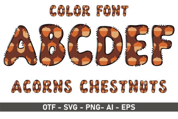 Acorns Chestnuts: A Playful Typeface
