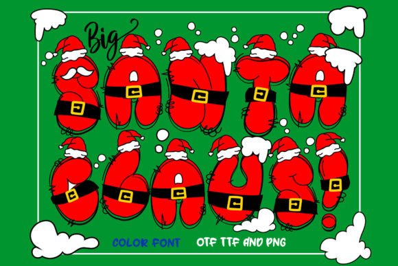 Big Santa Claus: A Display Font That Makes Campaign Messages Instantly Recognizable