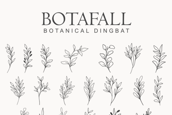 Botafall Review: A Fall-Themed Dingbat Font for Brand Designers Who Love Detail