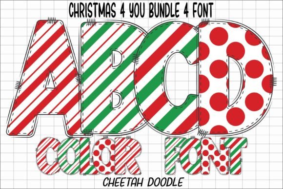 Christmas 4 You: A Festive Color Font for Handmade Sellers