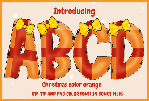 Christmas Color Orange Font for Clearer Campaign Visuals