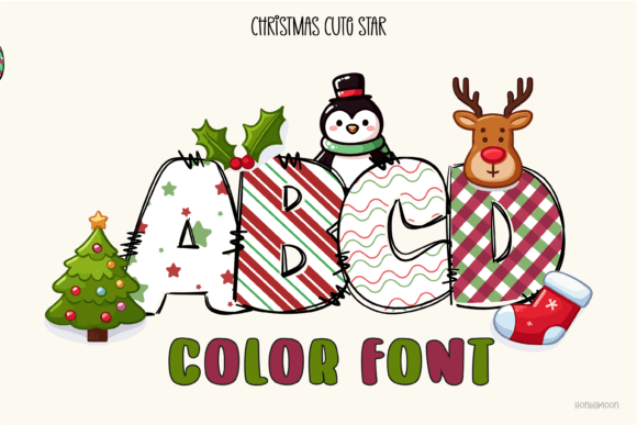 Christmas Cute Star: A Handwritten Font for Editorial Warmth