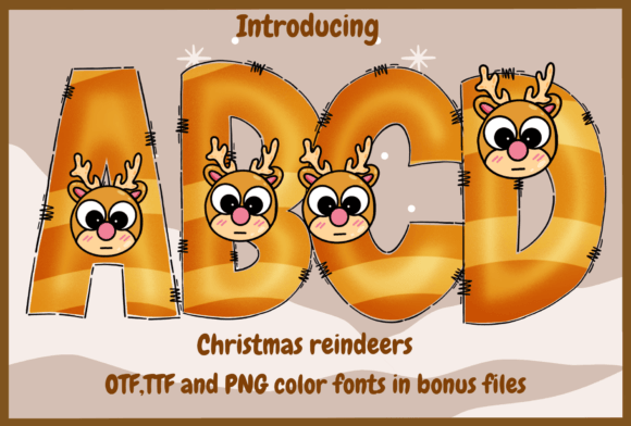 Christmas Reindeers Review: A Playful Font for Seasonal Campaigns