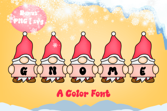 Color Gnome Font Brings Personality to Seasonal Campaign Graphics