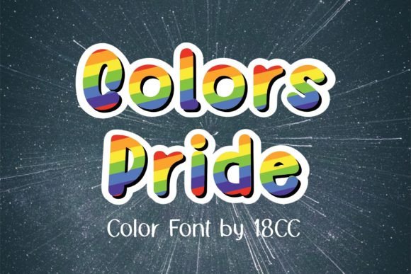 Colors Pride: A Colorful Display Font for Editorial and Publishing