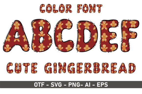 Cute Gingerbread Font