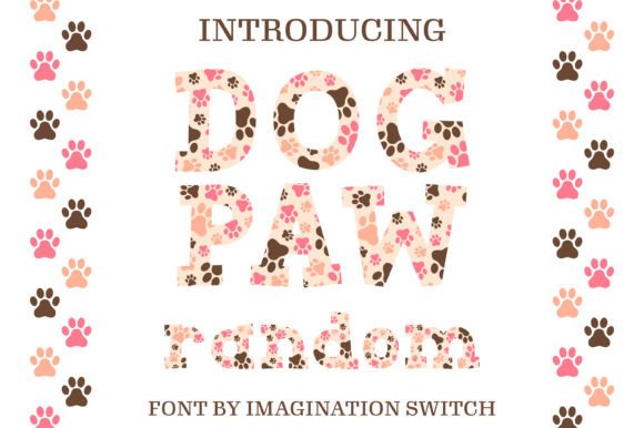 Dog Paw Random Font for Business
