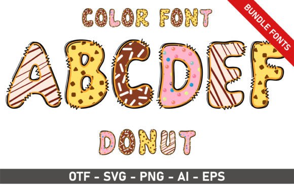 Donut Bundle: A Playful Typeface for Editorial Design