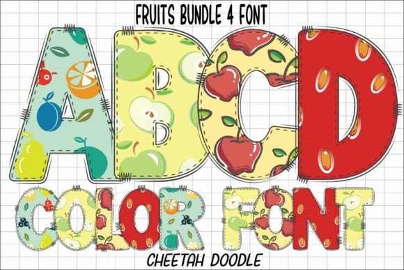 Fruits Color Font: A Playful Typeface for Digital Designers