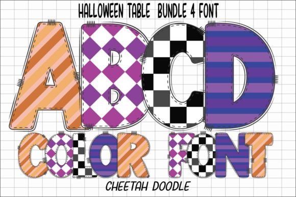 Halloween Table: A Color Font That Brings Your Brand Story to Life