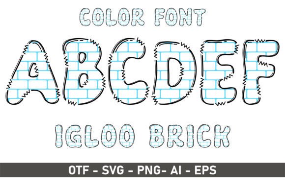 Igloo Brick: A Playful Font for Creative Branding
