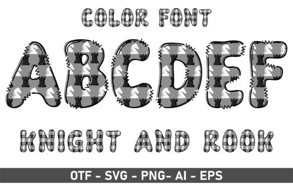 Knight and Rook: A Color Font Built for Campaign Visibility
