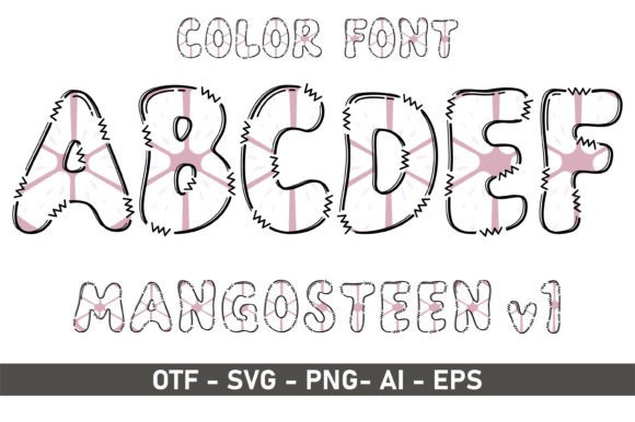 Mangosteen V1: A Playful Typeface for Creative Projects
