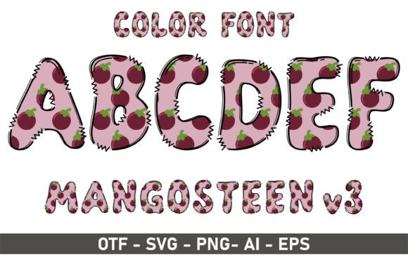 Mangosteen V3: A Playful Typeface for Creative Projects