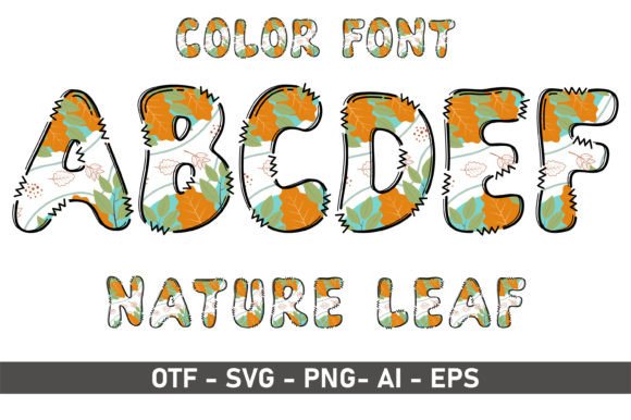 Nature Leaf Font: A Playful Typeface for Branding