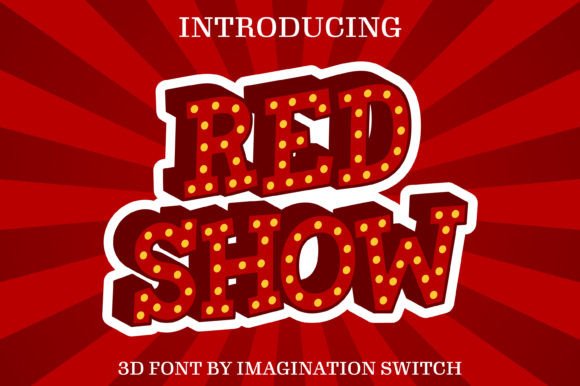 Red Show 3d Font Review