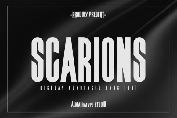Scarions Font: Modern Sans Serif Style for Handmade Products