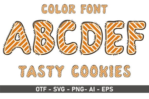 Tasty Cookies Font: Playful Typeface for Small Business Branding