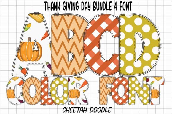 Thank Giving Day Font: A Crafty Typeface for Cozy Holiday Creations