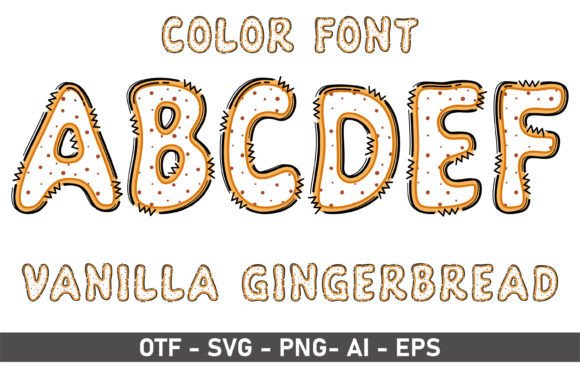 Vanilla Gingerbread: A Playful Display Font for Campaign Design