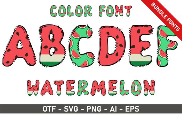 Watermelon Bundle: A Playful Font for Business