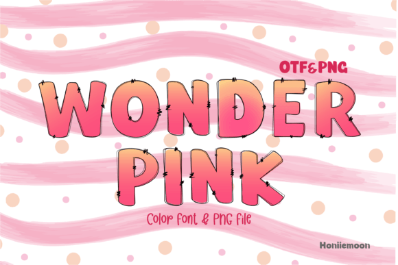 Wonderpink Typeface for Editorial and Publishing Projects